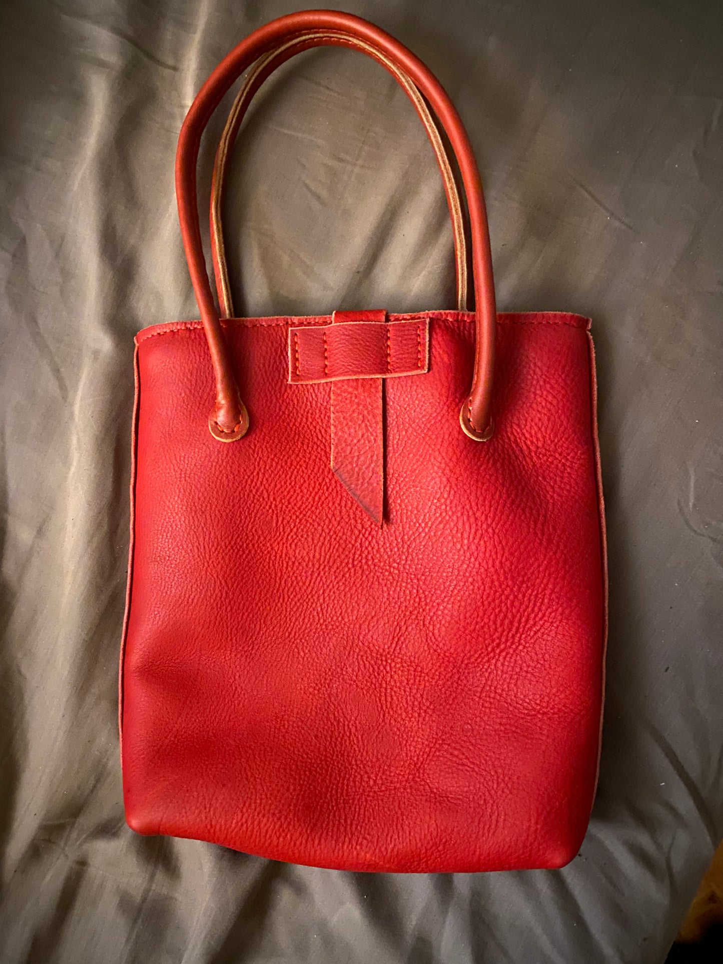 Full Grain Leather Mini Tote