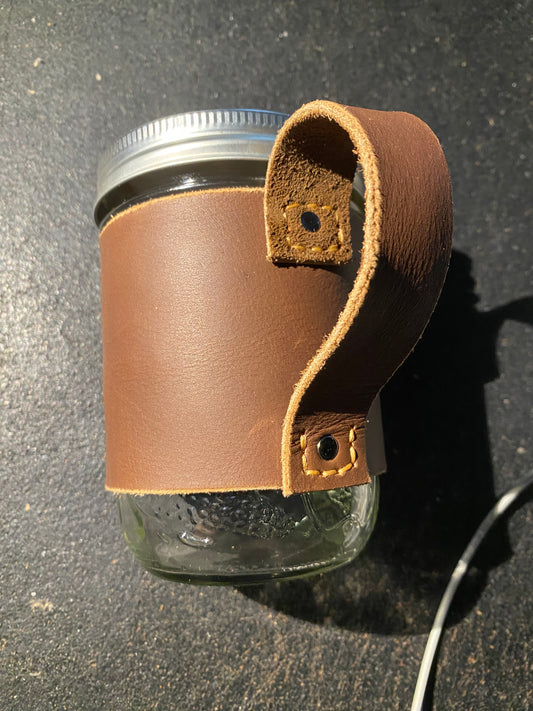 Leather Wide Mouth Mug