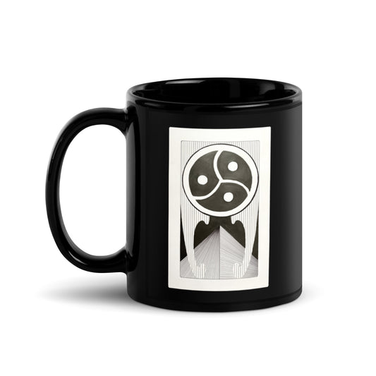 S&M Black Glossy Mug